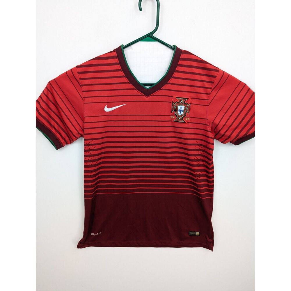 Nike Dri Fit Men's Nike Authentic Portugal 2014 World Cup Medium Red Jersey